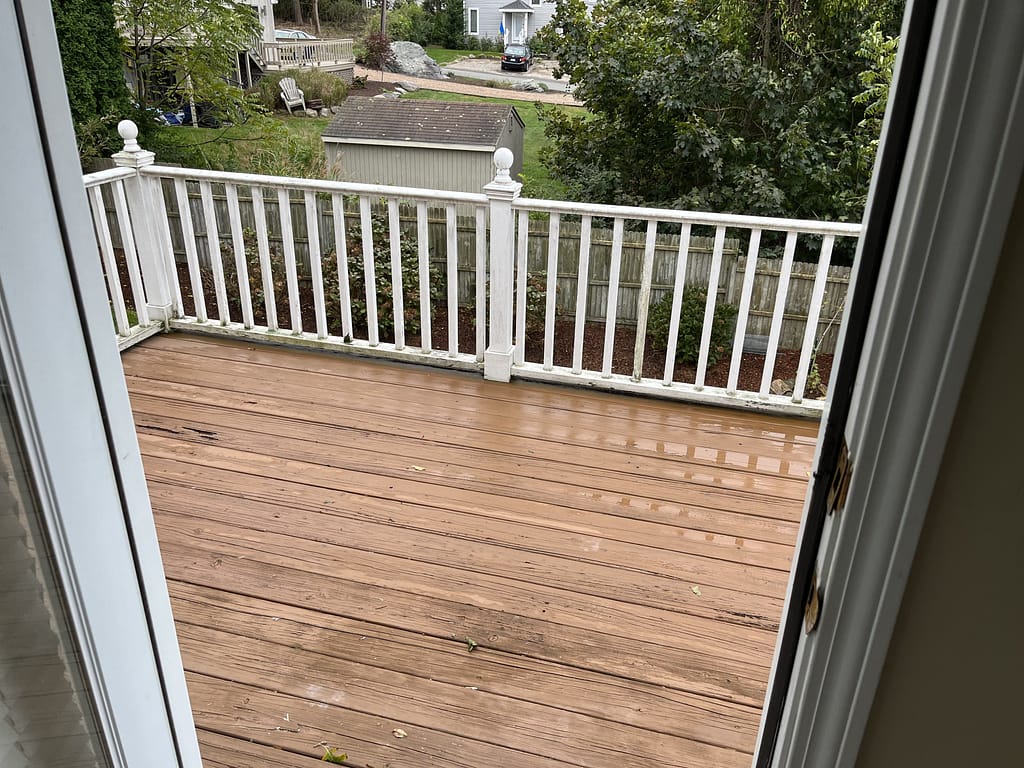 Deck remodel Old Deck